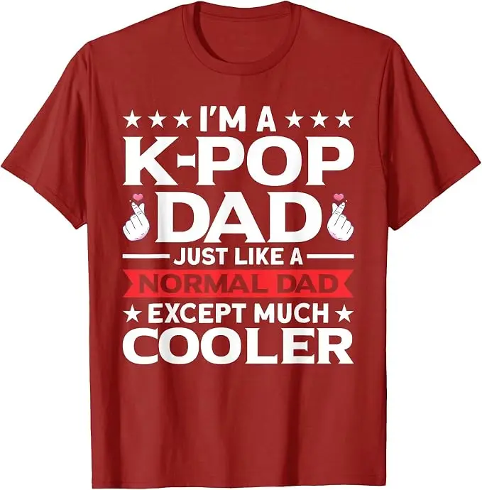 Ich bin ein K-Pop-Vater wie ein normaler Papa, nur aber noch cooler - T-Shirt Y2k Kpop Mode Herrenkleidung Humor Ehemann Cooles Spruch-T-Shirt Geschenk – Detail 10