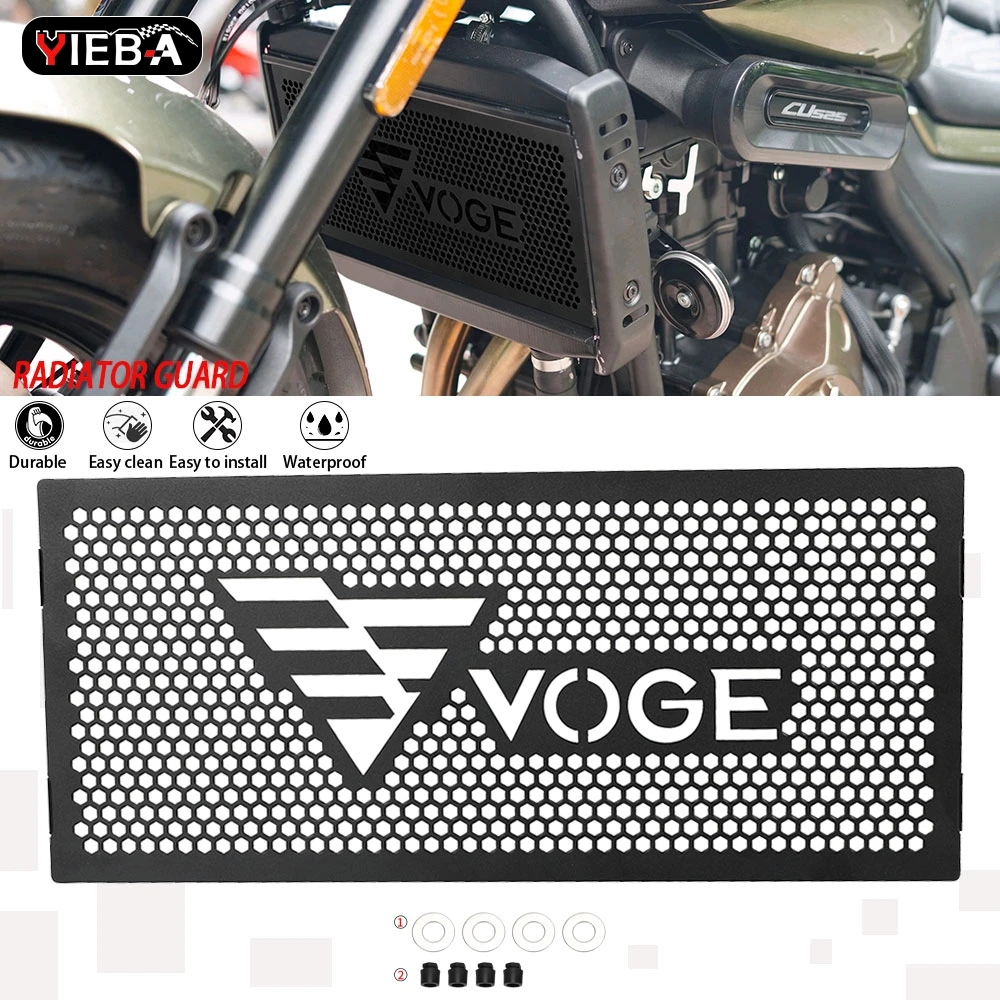 

For Loncin VOGE CU525 2023 2024 2025 2026 voge CU 525 525CU Radiator Grille Grill Guard Protection Cover Motorbike Accessories
