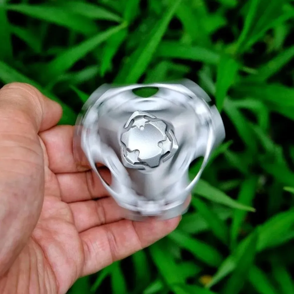 Freak Mech Studio Blade Open Nail Gyro Fidget Spinner Meccanico in metallo Fidget Toy per adulti Gadget per alleviare l'ansia