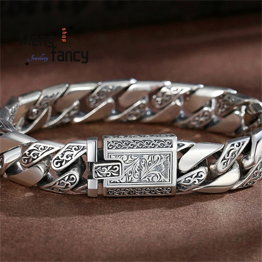

Silver Bracelet Men's Fashionable Couple Bracelet Gifts Handicraft Best Selling Fashion Jewelry Exquisite Elegant Popular Luxury