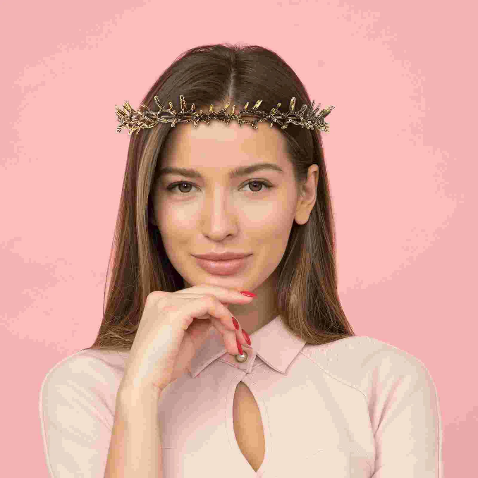 Krone der Dornen Dekor Kronen Stirnband Männer Ägyptischer Kopfschmuck Stacheldraht für Frauen Drahtarmband