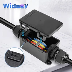 2-Way PG9 M20 With terminal 2 to 2 Outdoor Waterproof Junction Box 3 to 3 Buried Street Lights Splitter 4 to 4 Sealed Connector