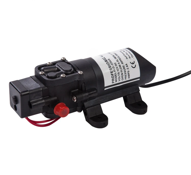 Electric sprayer water pump 12v water pump, motor self-priming diaphragm return pump reciprocating pump 2202A