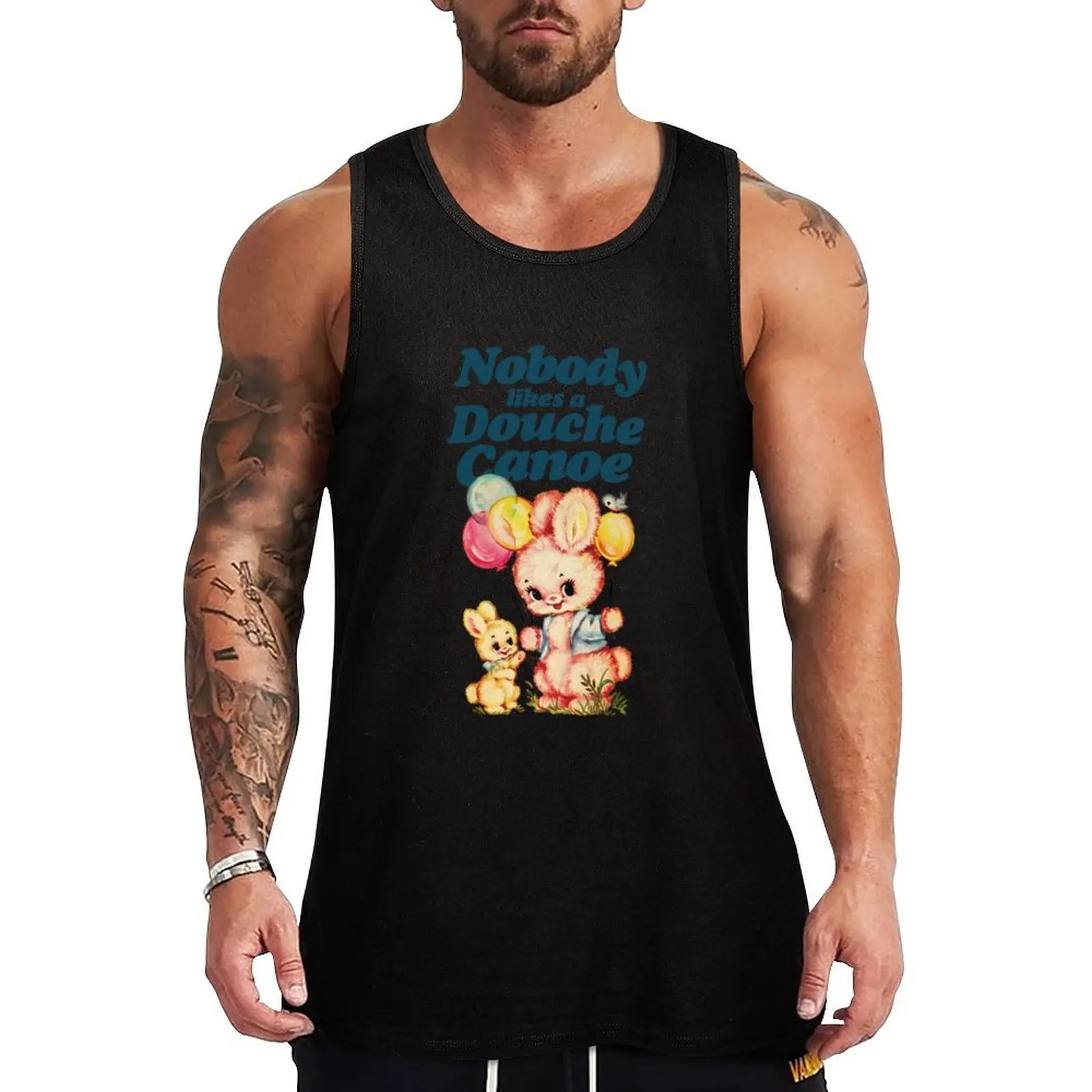 

Nobody likes a douche canoe Tank Top Solid Color Basic Tank Top Regular Fit Casual Wear