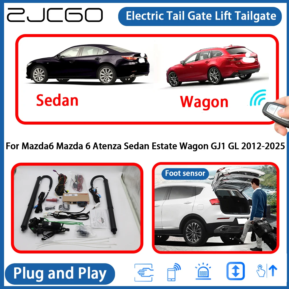 for Mazda6 Mazda 6 Atenza Sedan Estate Wagon GJ1 GL 2012-2025 Automatic Powered Tailgate Power Liftgate Electric Tail Gate Lift
