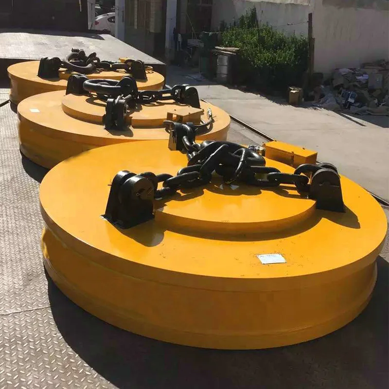 220V 380V 200kg Circular Crane Electromagnetic Scrap Lifting Magnet for Steel Factory