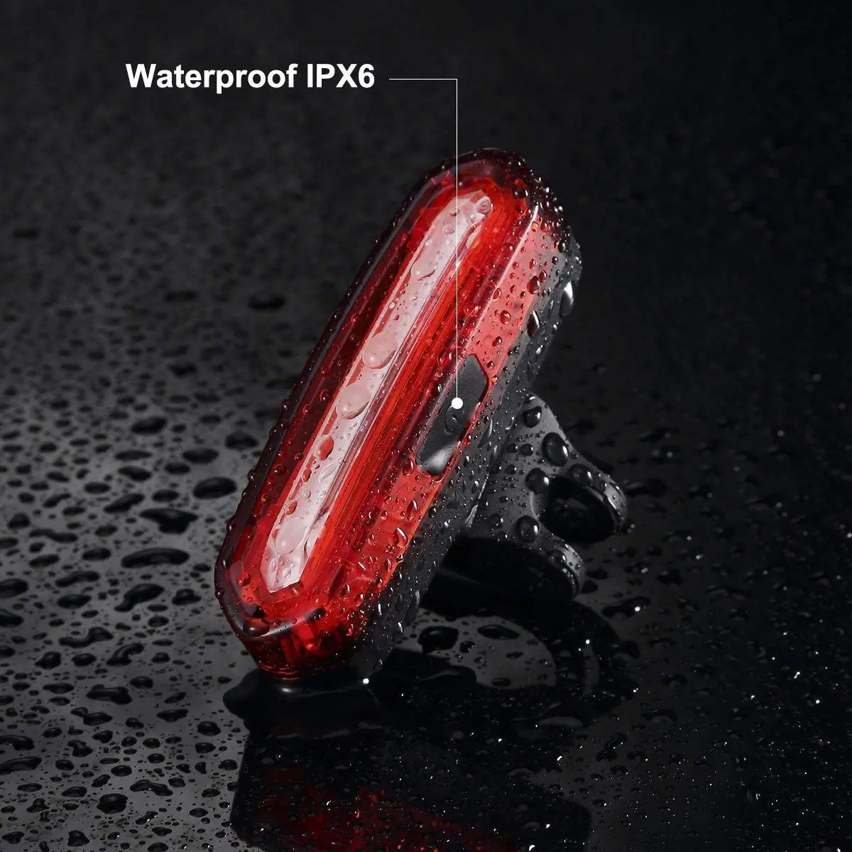 

YHOLI-Ultra Bright LED Bike Tail Light, USB Rechargeable Bicycle Rear Light, IPX6 Waterproof And Easy Install Helmet Light