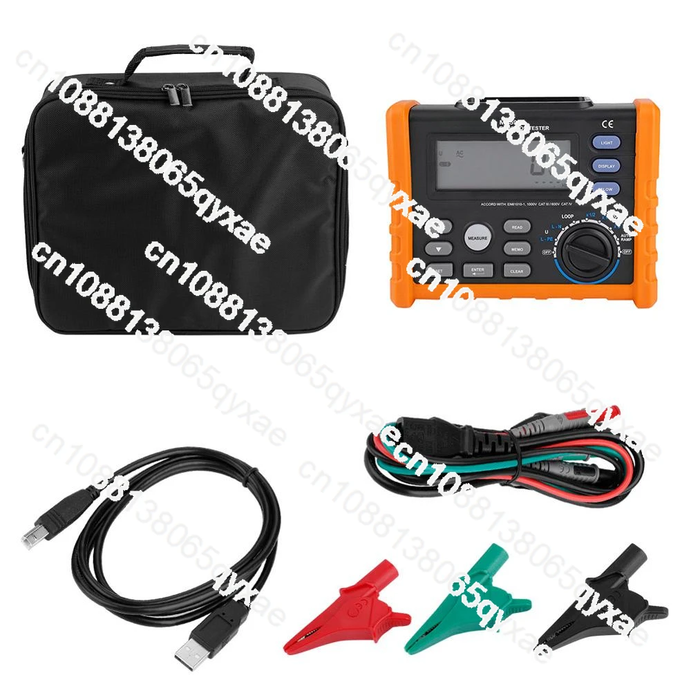 Leakage Switch Tester MS5910 Digital Resistance Meter RCD Loop Resistance Tester Multimeter Electrical Repairing Tools