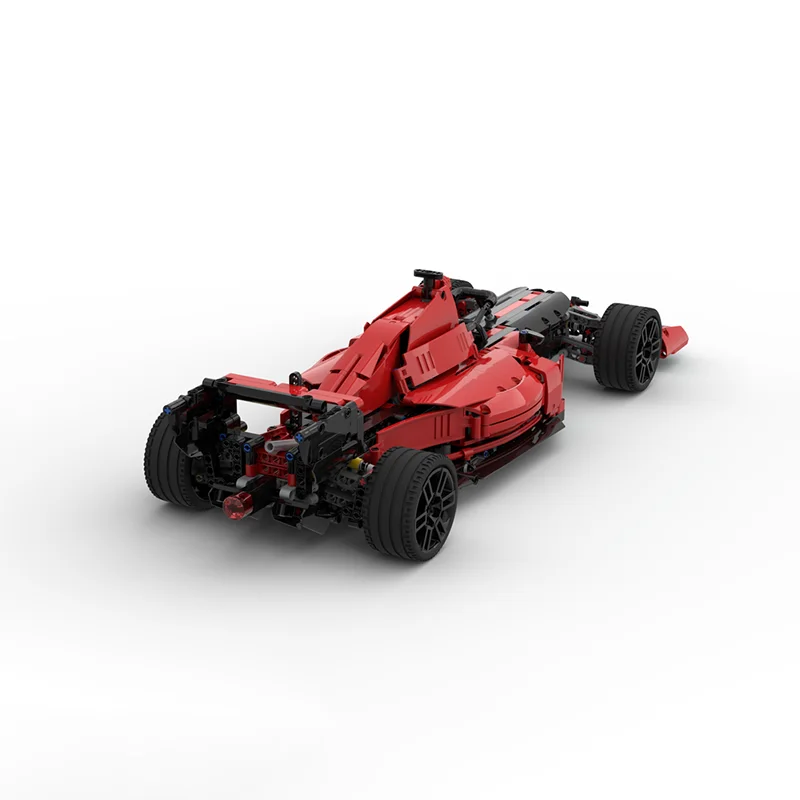 1320PCS MOC Modern Single Seater Racecar Removable Body Panels DIY Model Building Blocks Premium Birthday Toys Gift for Adults