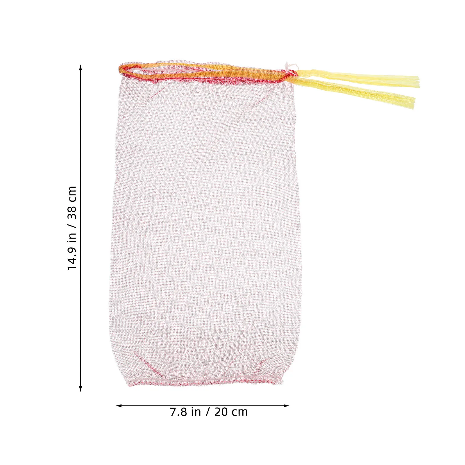 50Pcs Mesh Vegetable Bags Reusable Portable Grocery Storage Organizer Washable Produce Bags String Net Tote Pantry Storage