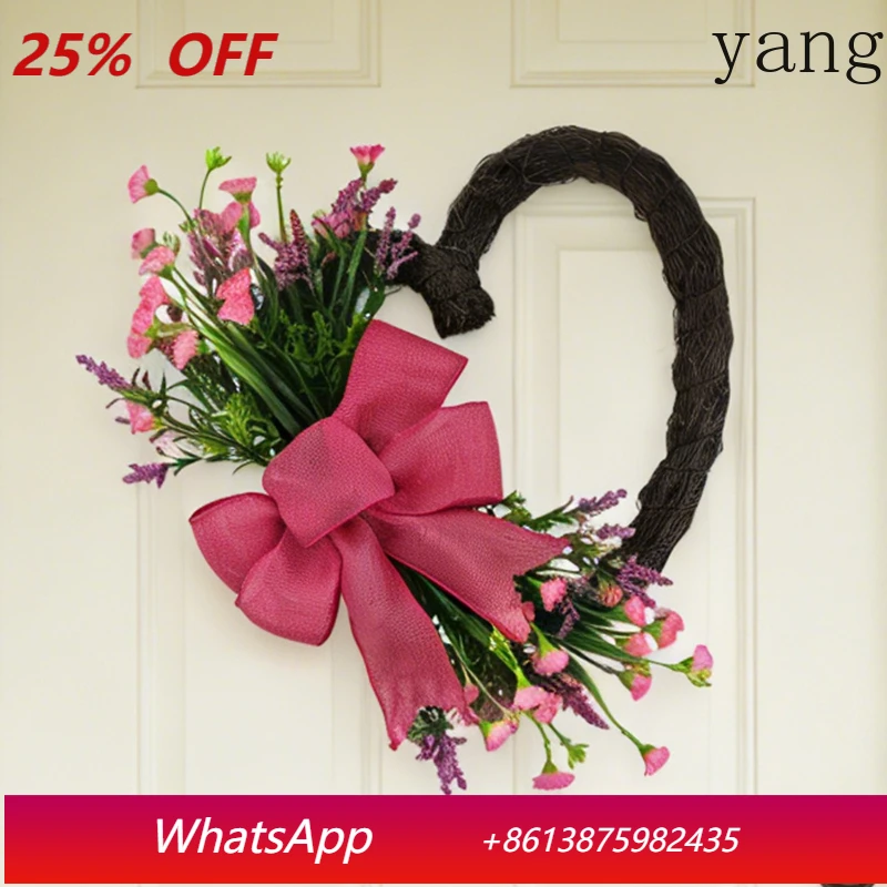 

LH wreath door hanging love wreath pendant home door hanging