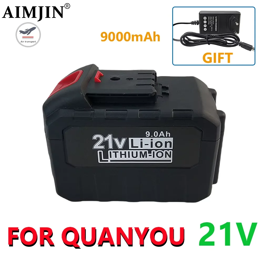 

For QuanYou 21V Cordless Drill Electric Screwdriver 3.0/6.0Ah/9.0Ah 18650 Lithium-Ion battery pack