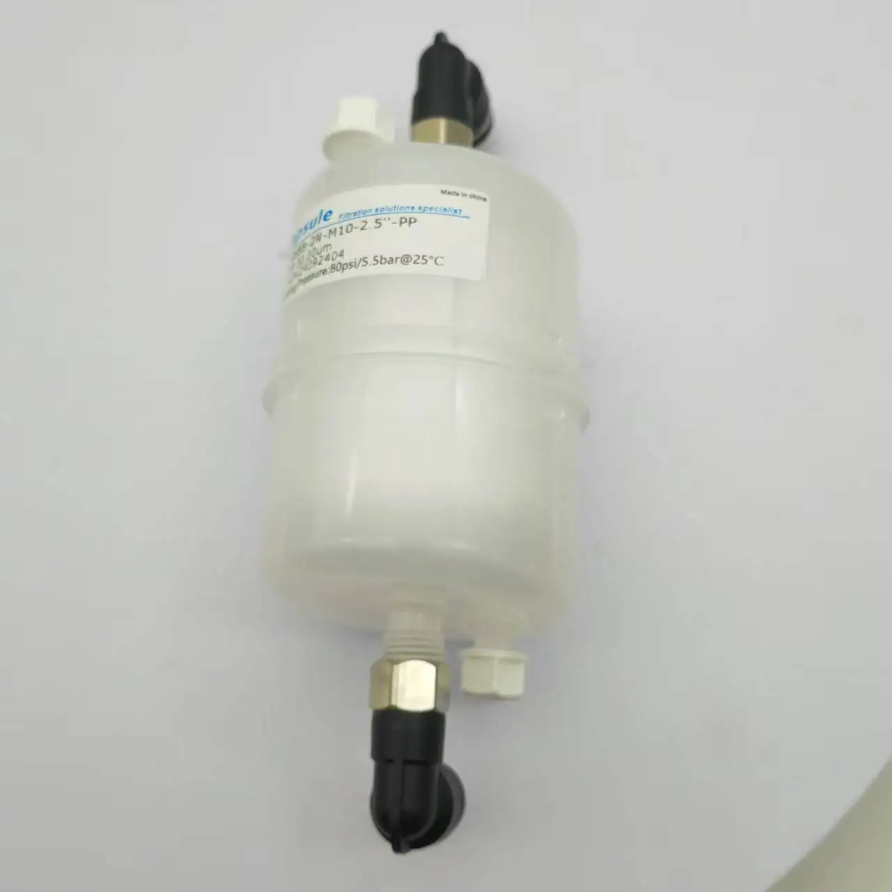 

808 handle in-line curved cotton core filter 2 sub-connection 10 water pipe water circulation refrigeration wind beauty