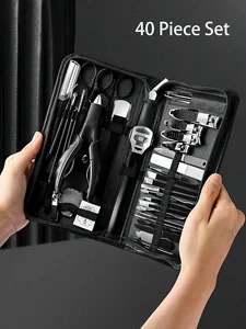 Set Pedikur Gunting Kuku Manikur-Manikur Baja Tahan Karat, Kit Perawatan Profesional, Alat Perawatan Kuku dengan Perjalanan Mewah 10 set pedikur penjualan terbaik - №