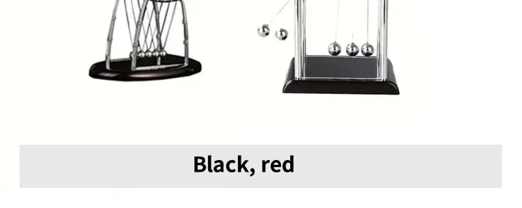 Newtons Wiege, Balance, Stahlkugel, Lehrmittel, Physik, Wissenschaft, Pendel, Desktop-Spielzeug, Stressabbau, Geschenke, Heimdekoration – Detail 10