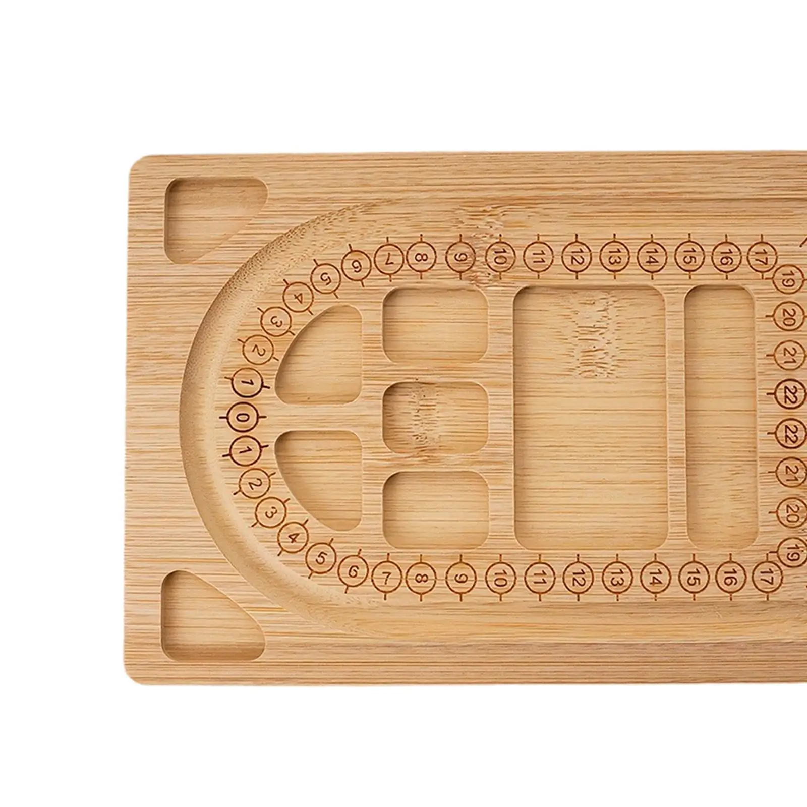 Compact Wooden Jewelry Board Bead Layout Tray Beading Supplies Tool for DIY Necklace Bracelet Sets