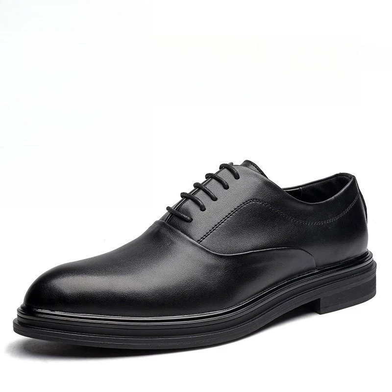 

Italian Mens Derby Wedding Shoes Luxury Handmade Quality 2026 Autumn British Style Daily Outdoor Casual Business Dress Shoes Man