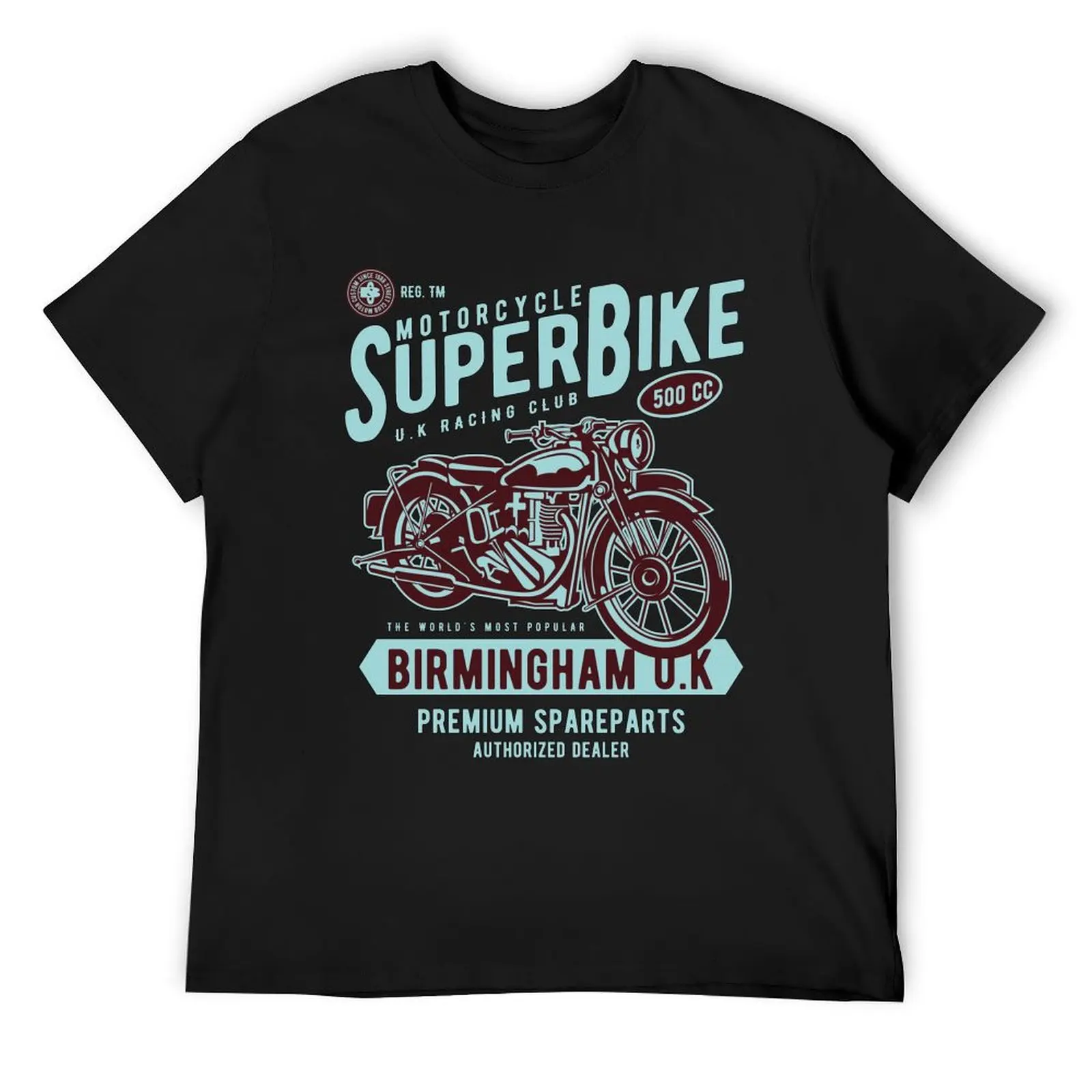 

Motorcycle Super Bike - U.K. Racing Club - The World's Most Popular - Birmingham U.K. Premium Spareparts Authorized Deal T-Shirt