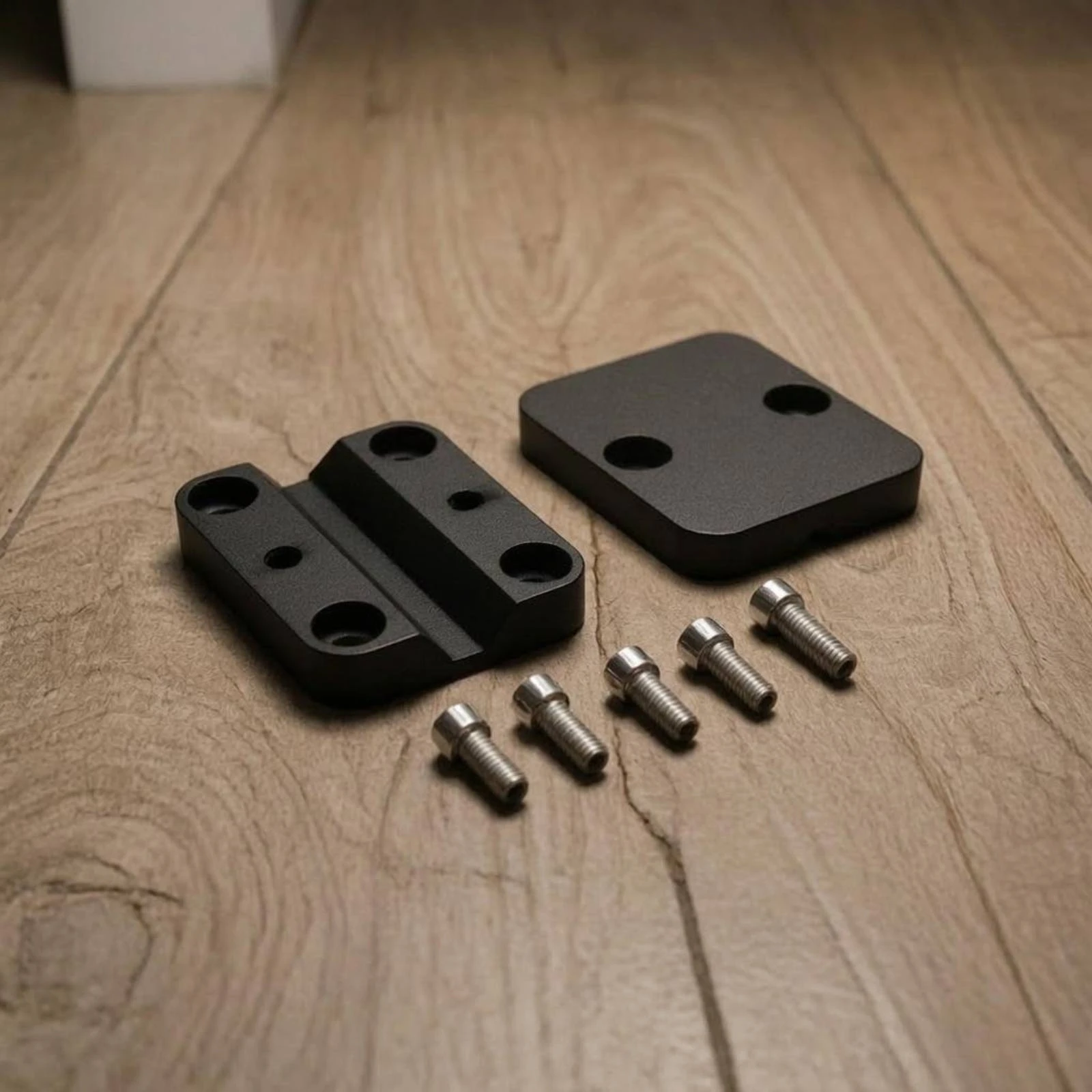 Motorcycle Navigation Bracket Mounting Plates Matte Black Navigation Bracket Motorcycle Navigation Mount Screw Installation Easy
