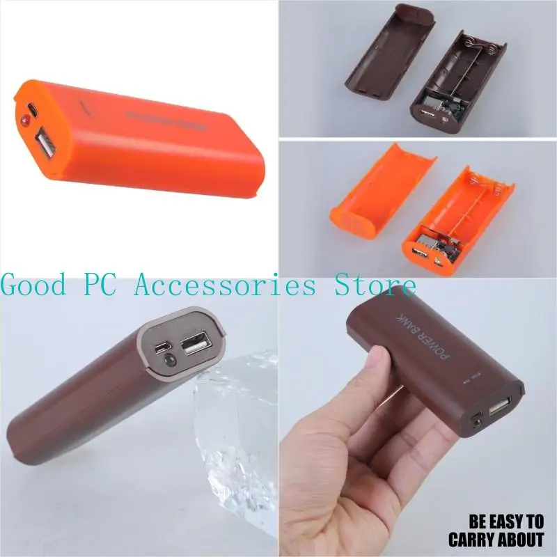 

R53C Power Banks Case 18650 Battery Holder USB Output Charging Box for Cellphone Tablet Earphone Battery Charging Housing