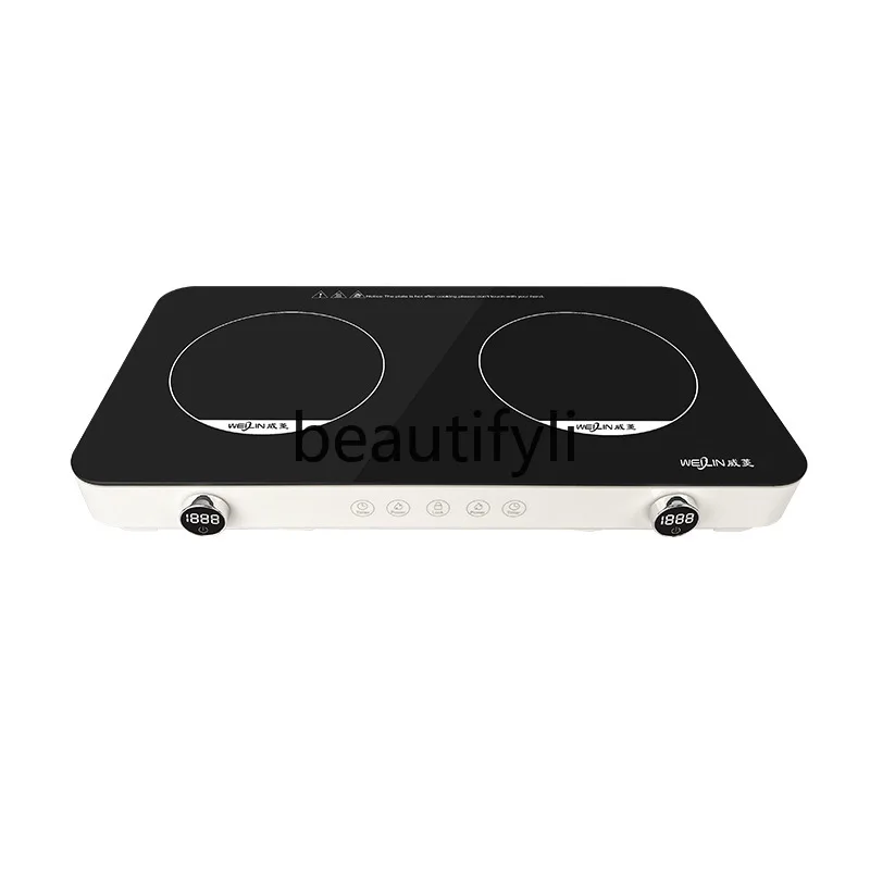 

Multifunctional Induction Cooker Electric Grill Dual Burner Countertop Home Cooking and Grilling Combo