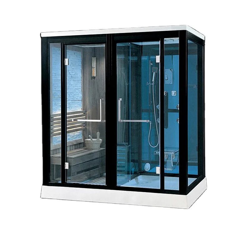 Modern Luxury Red Cedar Far Infrared Solid Wood Sauna, Steam Room, 3-Year Warranty, Home Spa, Villa Use