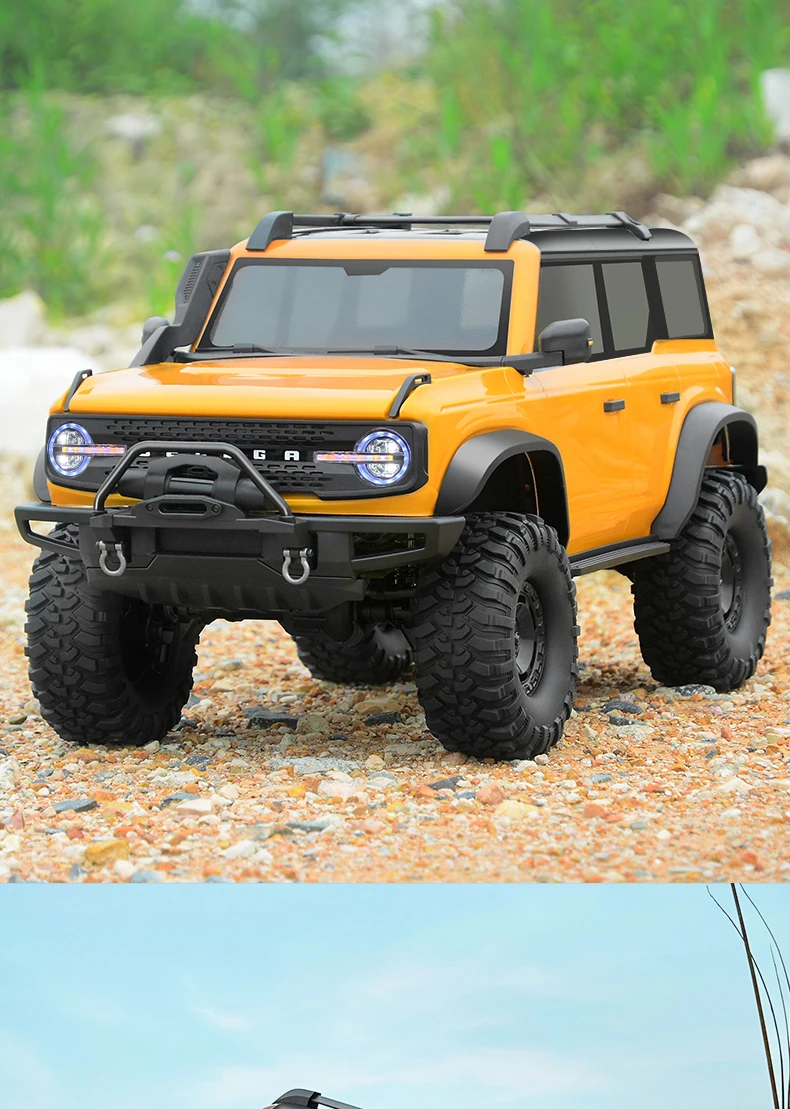 RC クローラー 1/10 Rc カー 4WD RTR HB R1001 LED 2.4 グラム電動