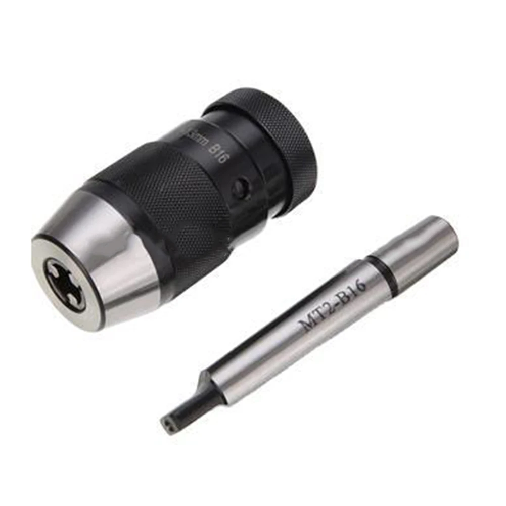 116mm Lathe Drill Chuck MT2 B16 Keyless with For Arbor Designed for Quick Hand Tightening and Enhanced Torque Transmission