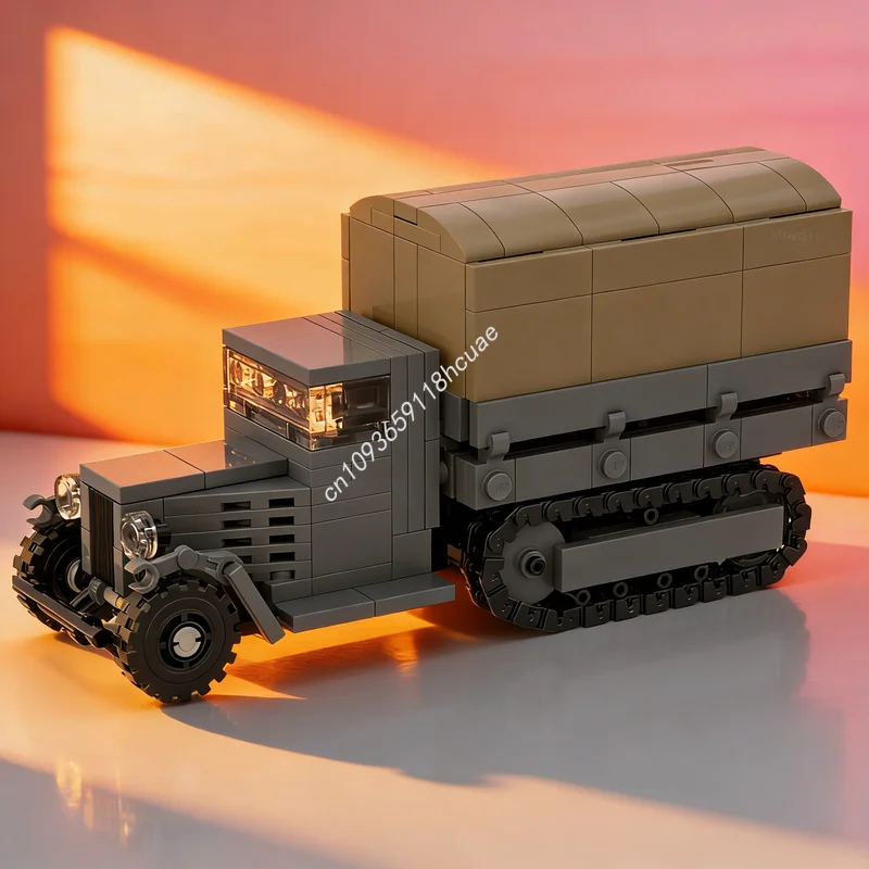 

360 деталей MOC: Сборная модель советского грузовика ЗИС в масштабе 1:1, конструктор, развивающая игрушка, креативный подарок на Рождество, обучающая идея