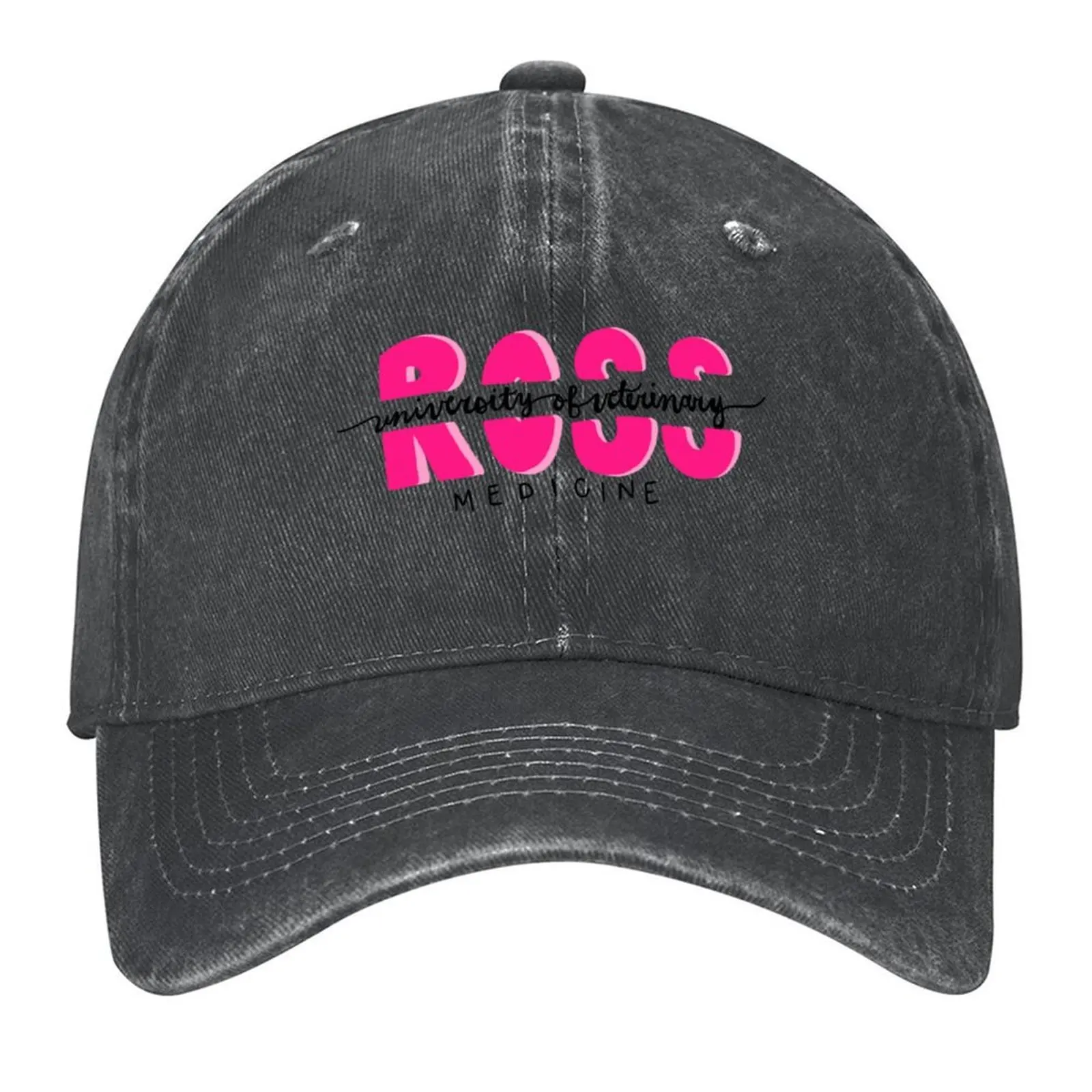 

Ross University of Veterinary Medicine Pink Class Baseball Cap hard hat Rugby summer hat Visor Male Women's