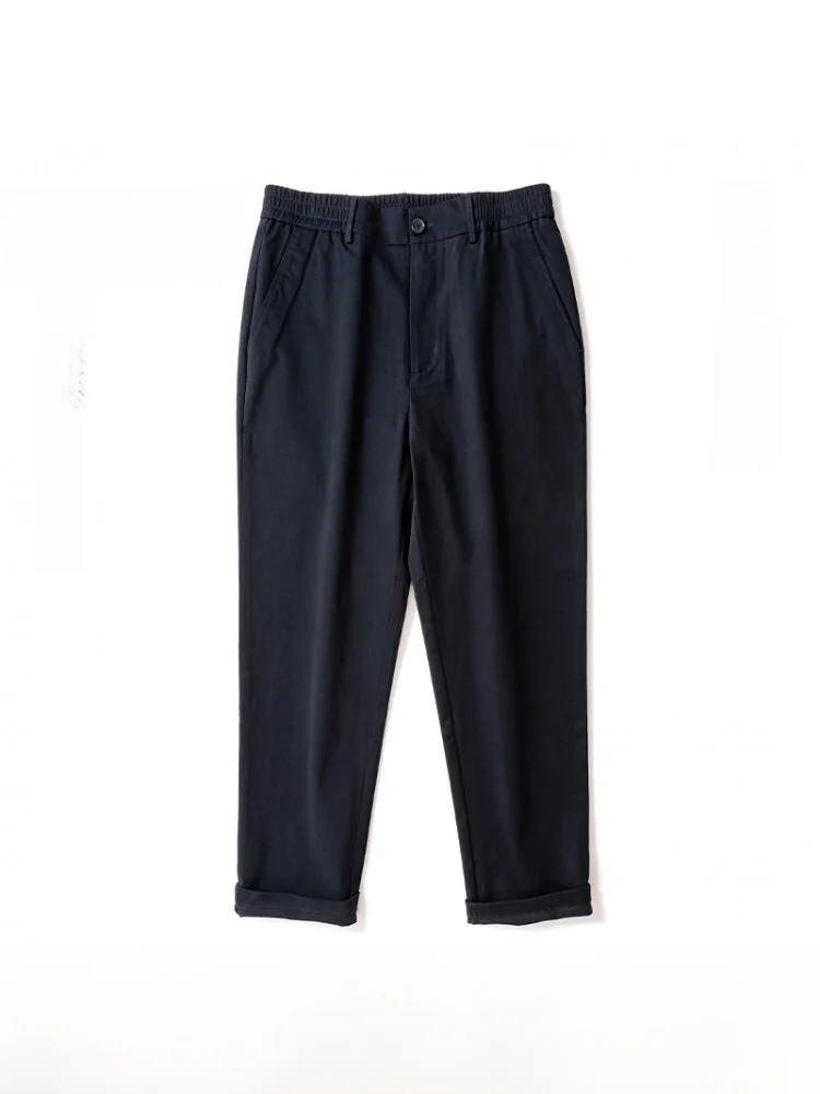 

Spring Faion Loose Elastic Waist Casual Pants for Middle-Aged And ly Men Comfortable Busin Casual Long Trousers