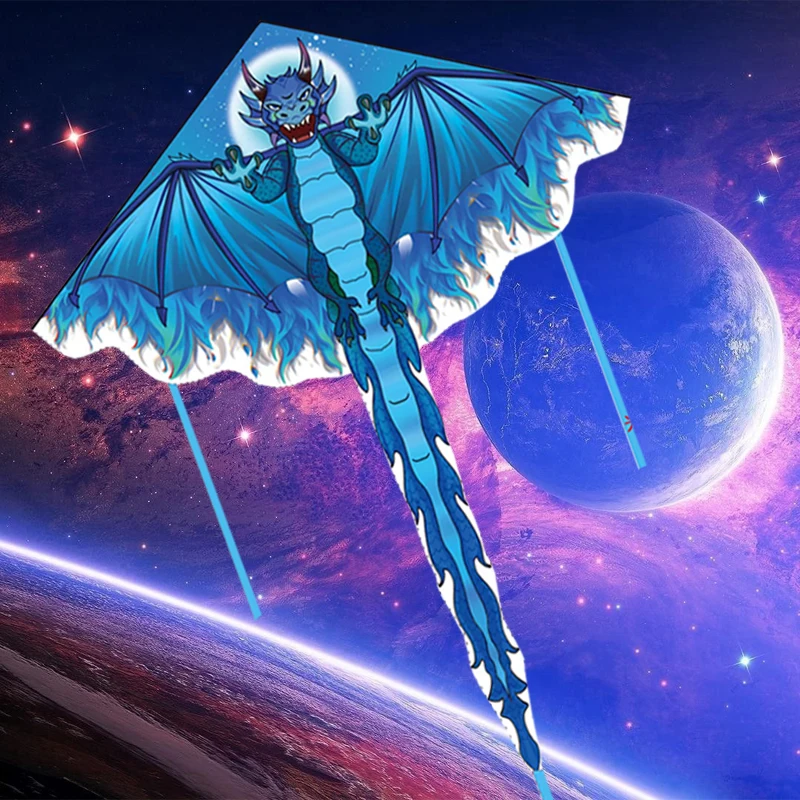 Juguetes voladores de dragones para niños, línea de pipas, fábrica de cometas de águila, juguetes para exteriores, deportes, ocio, pipa de águila, cometa, pipas 3d de nailon