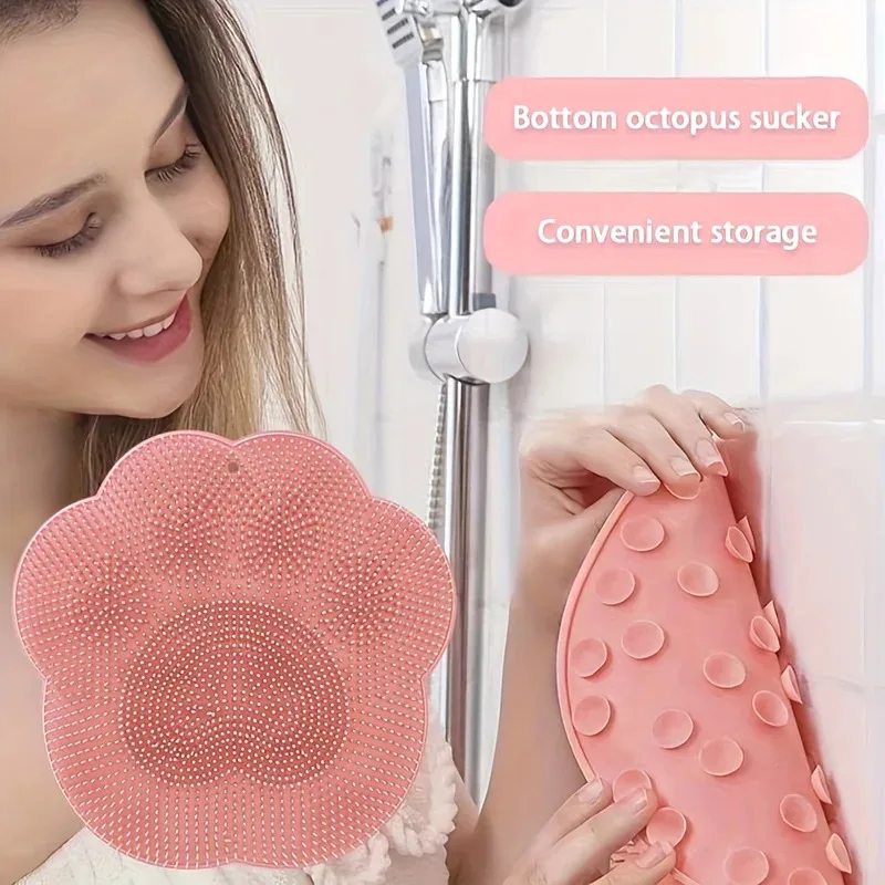 Bantalan Gosok Kaki Kamar Mandi, Pencuci Kaki, Penggosok Kaki, Menghilangkan Kulit Mati, Gosok Kaki, Pijat Cangkir Hisap Punggung Malas Besar