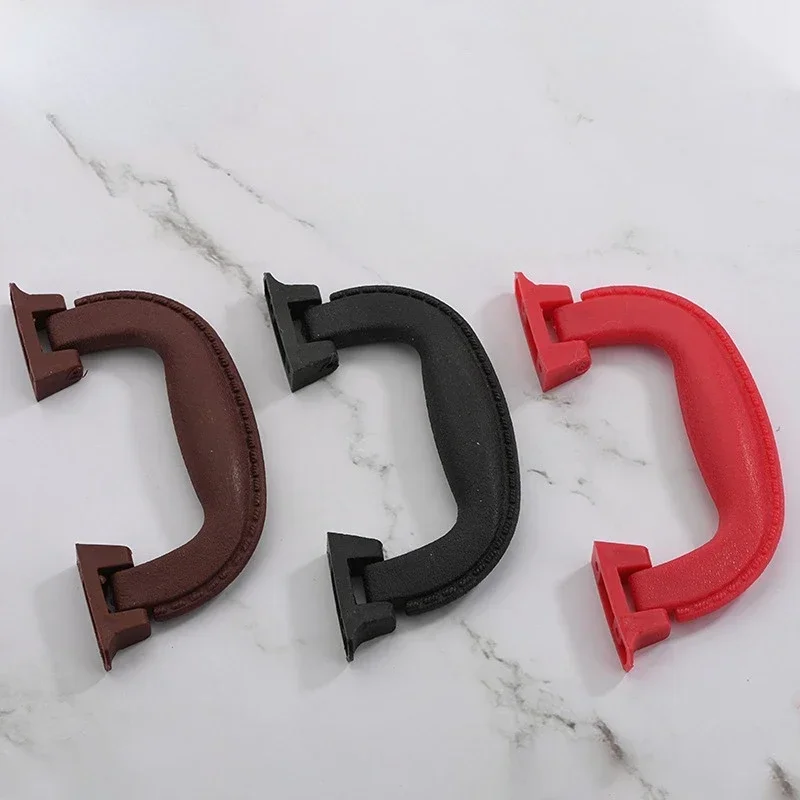 Heimdekoration, antike Ledertasche, Garagen, Schuppen, Knöpfe, Schrankbeschläge, Ziehen, Kunstleder, Kunststoffgriff, Zubehör