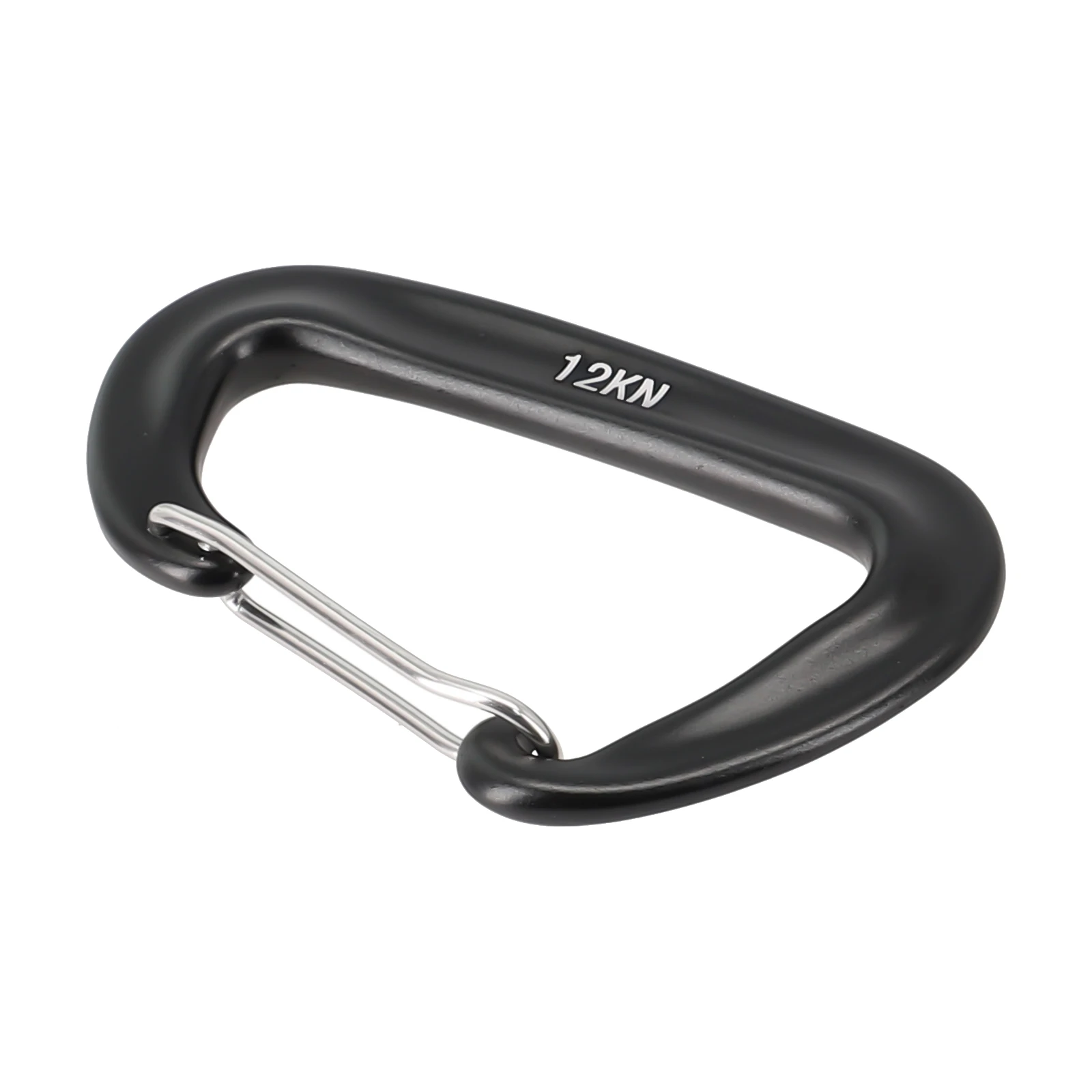 Carabiner D Shape Clip D Shape Hook 12KN 22g 8*5cm Aluminium For Climbing Snap Clip For Climbing Reliable Useful