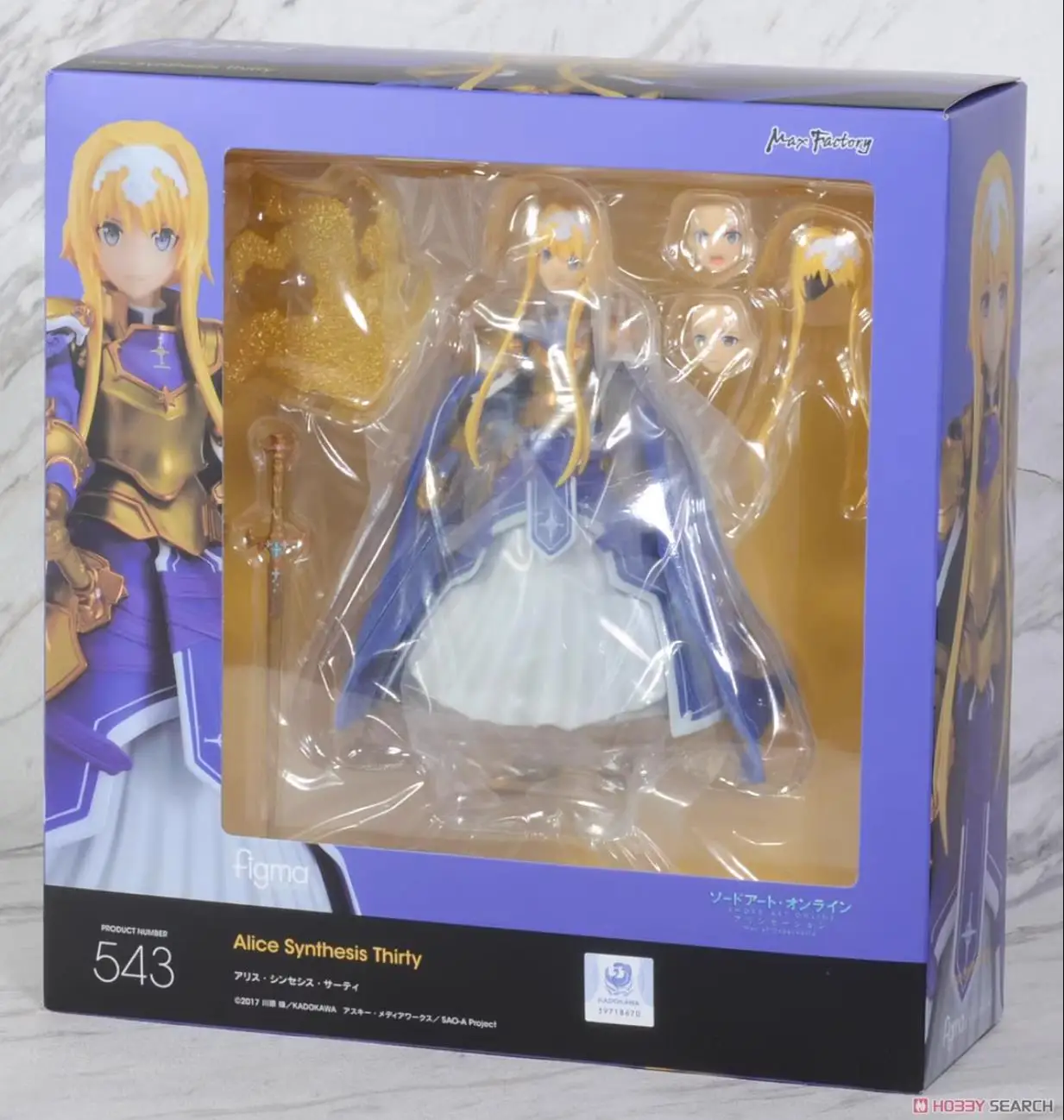 

Original Figma 543 Sword Art Online SAO Alice Synthesis Thirty Action Figures Pvc Figura Gifts