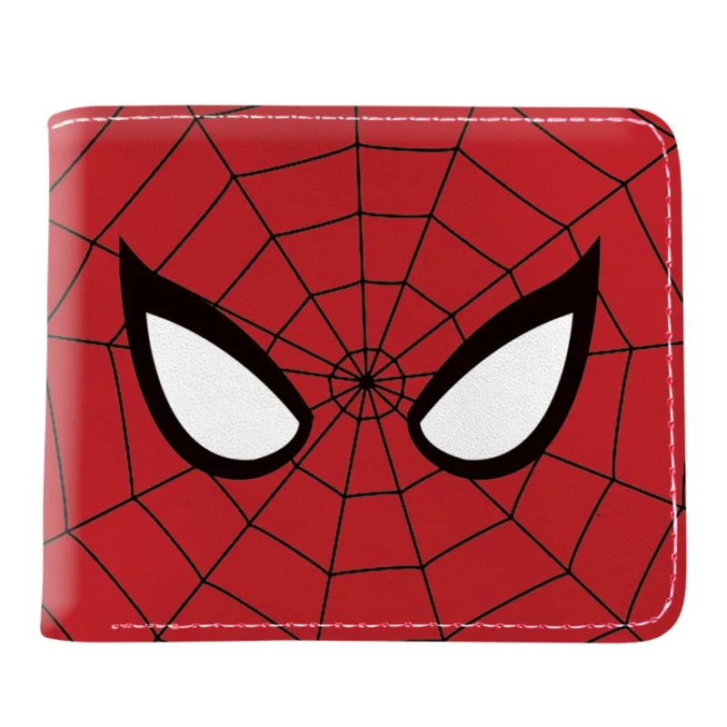 

Disney Spider-Man Superhero Peripheral Coin Purse Short Card Holder Wallet Bag Christmas Holiday Gifts for Friends and Family