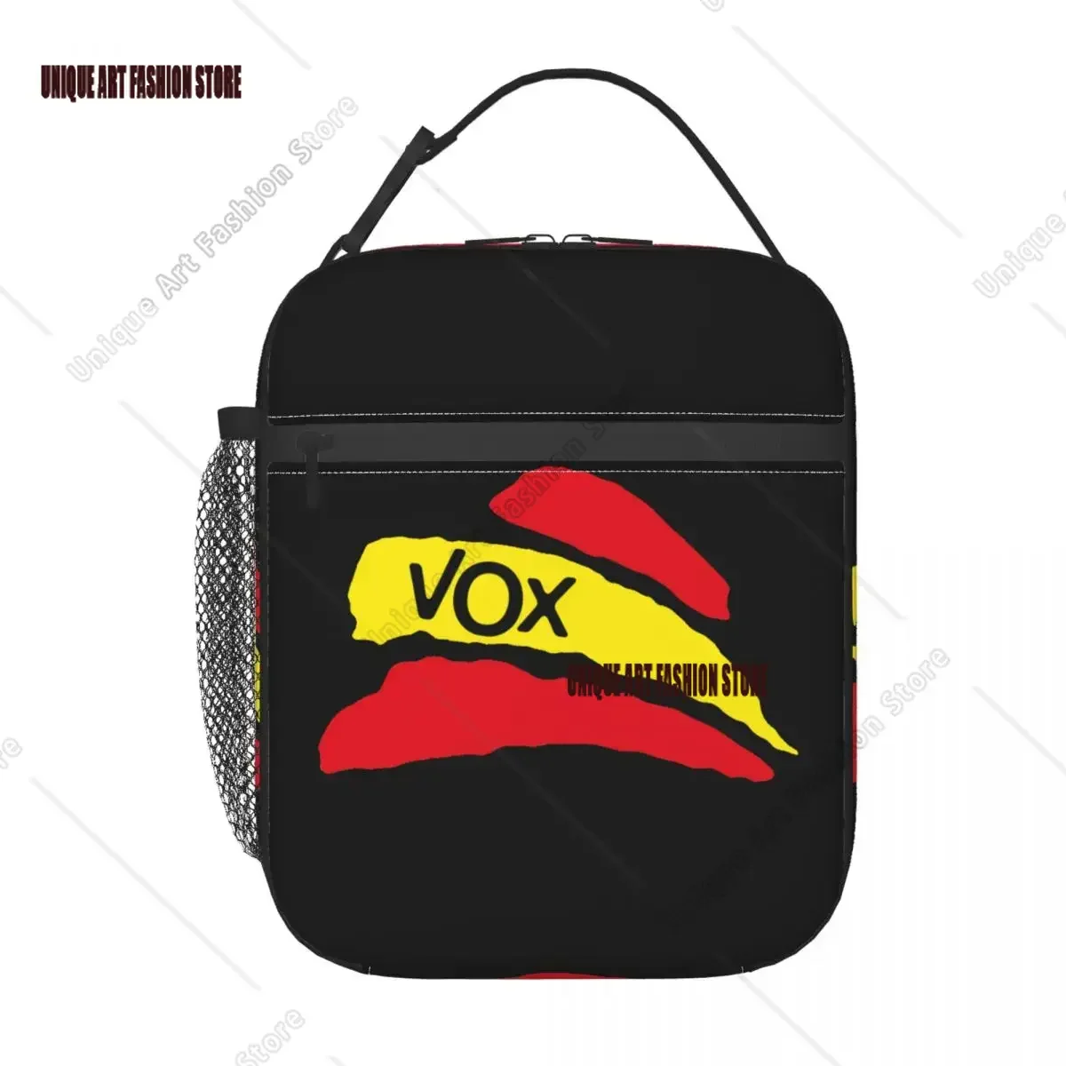 

Spain Vox Insulated Lunch Bag for Women Waterproof Spanish Political Party Thermal Cooler Bento Box Beach Camping Travel