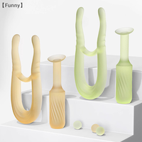 〔Funny〕Contact Lens Wearing Aids Tool Contact Lens Remove Tweezers Suction Rod Integrated Support For Men Women Soft Silicone