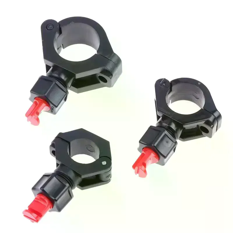 Quick Release Clip Flat Fan Nozzle Wide Angle Eyelet Spraying Clamp Fast Change For Vehicle Washing Industrial Use