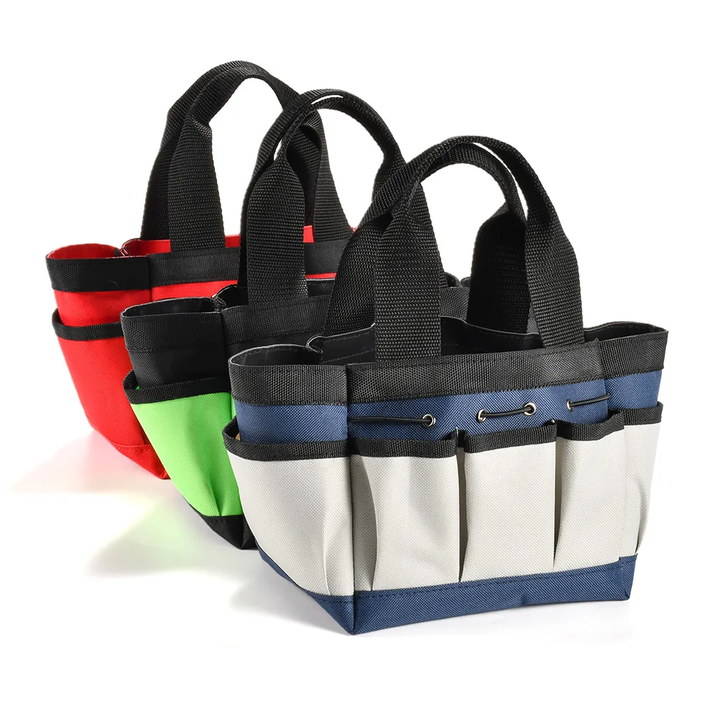 Multi-Purpose Tool Bag High Quality Professional Multi Pocket Garden Tool Bag 600D Oxford for Gardening Yard Lawn Work