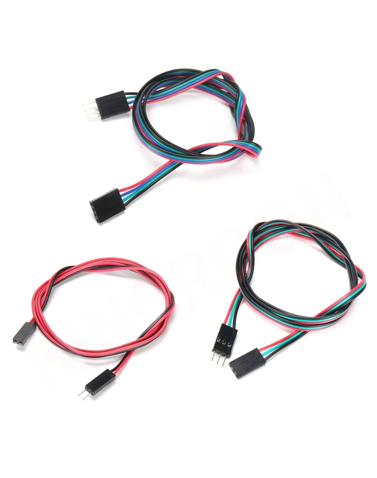 1/5 stücke 2pin 3pin 4pin Stecker auf Buchse Dupont Kabel 70 cm 3D Drucker Dupont Kabel Doppel-kopf Terminal Jumper Draht Dual Headed Linie – Detail 4