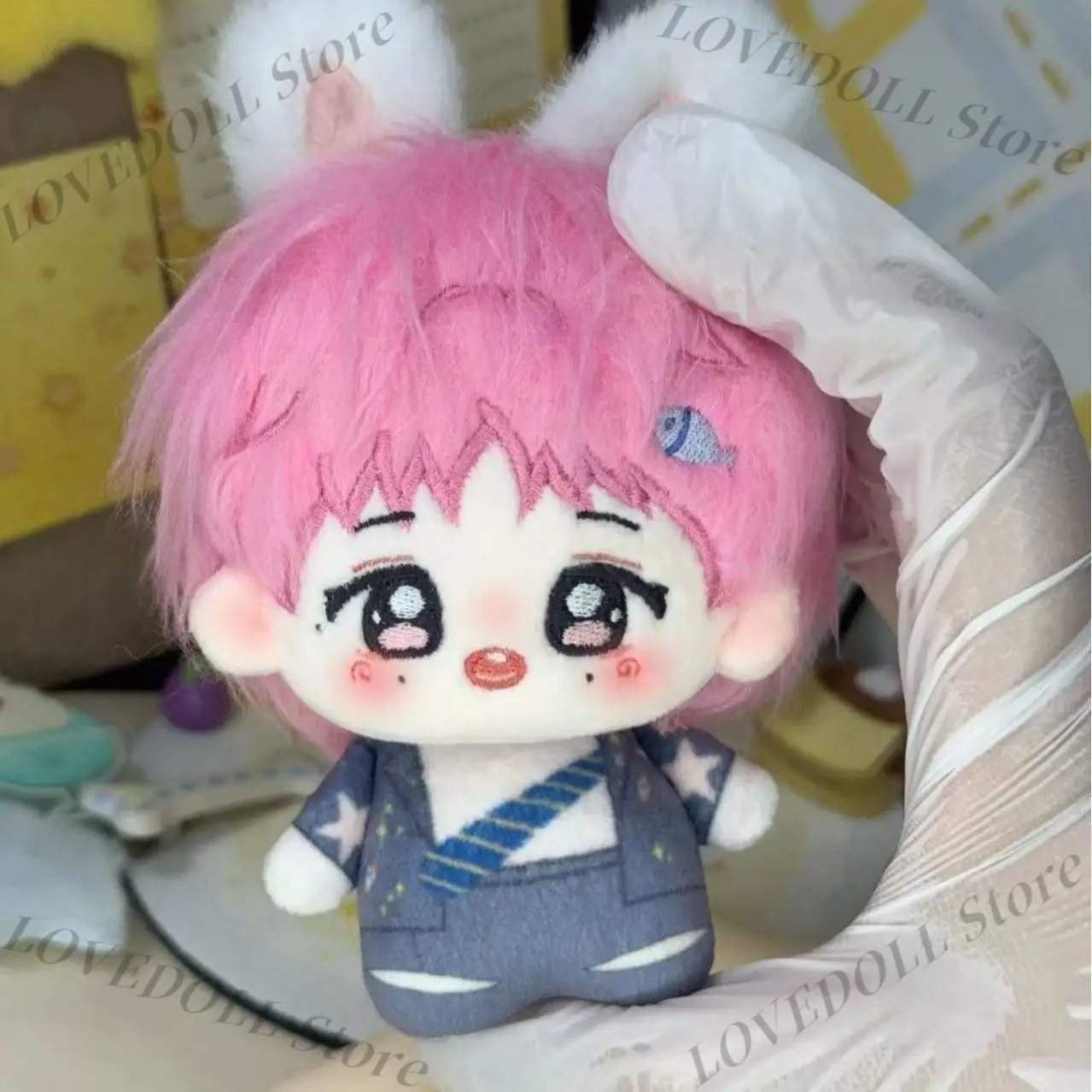 

Kawaii Girl Xiao Yumiao Anime Plush Starfish Body Cosplay Stuffed Cotton Doll Pendant Keychain Toy Dolls Birthday Xmas Gift 10CM