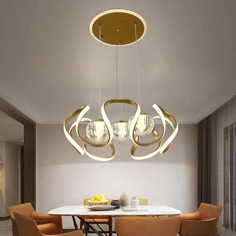 

Luxury modern pendant light living room dining room indoor bedroom high-end LED bedroom light staircase hallway balcony