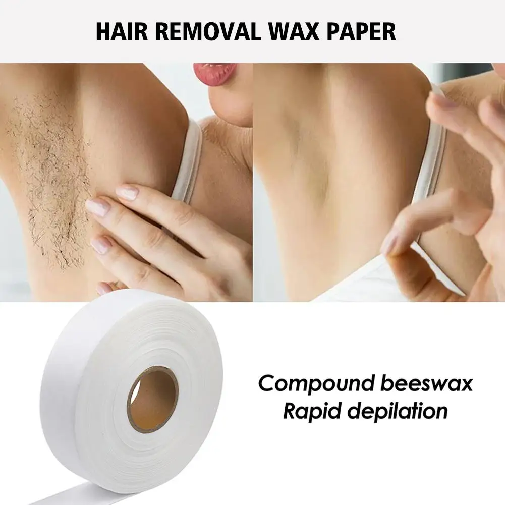 High Quality 50/100/20PCS Nonwoven Body Cloth Hair Remove Wax Paper Rolls Paper Hair Wholesale Epilator Strip Removal Wax R8V8