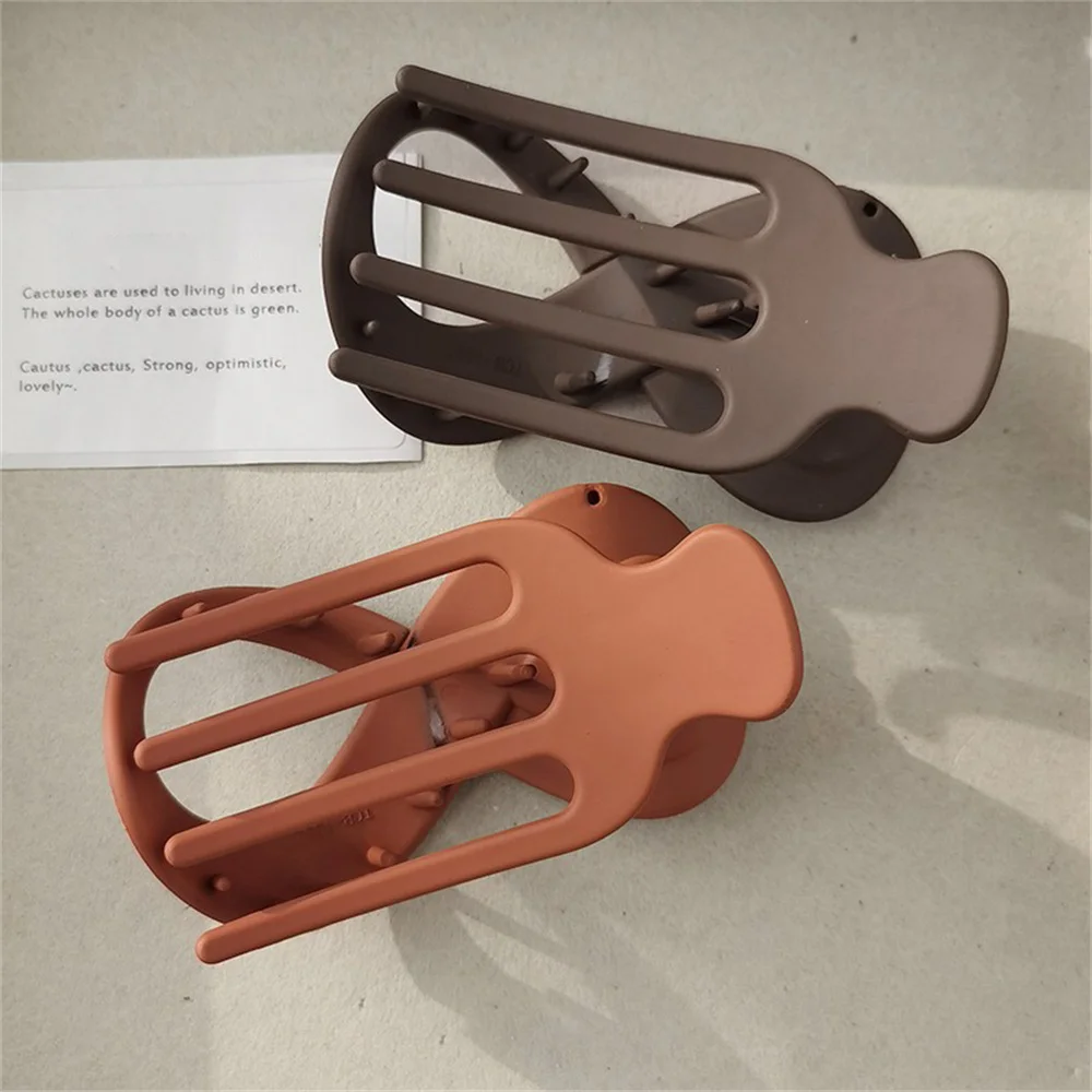 مخالب مشبك شعر أنيق للنساء والفتيات، أغطية رأس على شكل ذيل حصان، دبابيس شعر كبيرة، إكسسوارات شعر بسيطة على شكل قرش، غطاء رأس أنيق