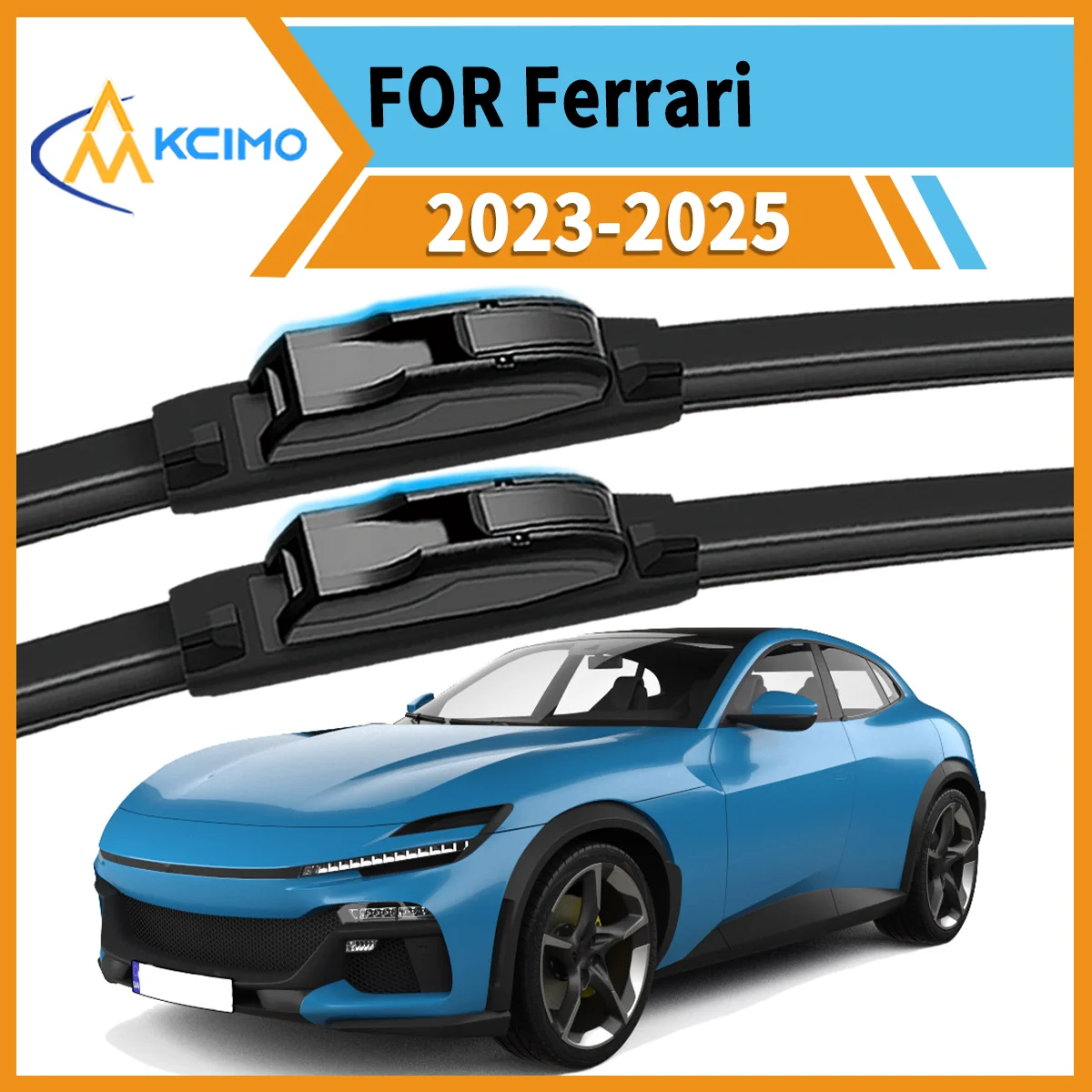

Clear Vision Rain or Shine 2PCS Front Wiper Blades for Ferrari Purosangue F175 2023-2025 All-Weather Durability Safe Driving