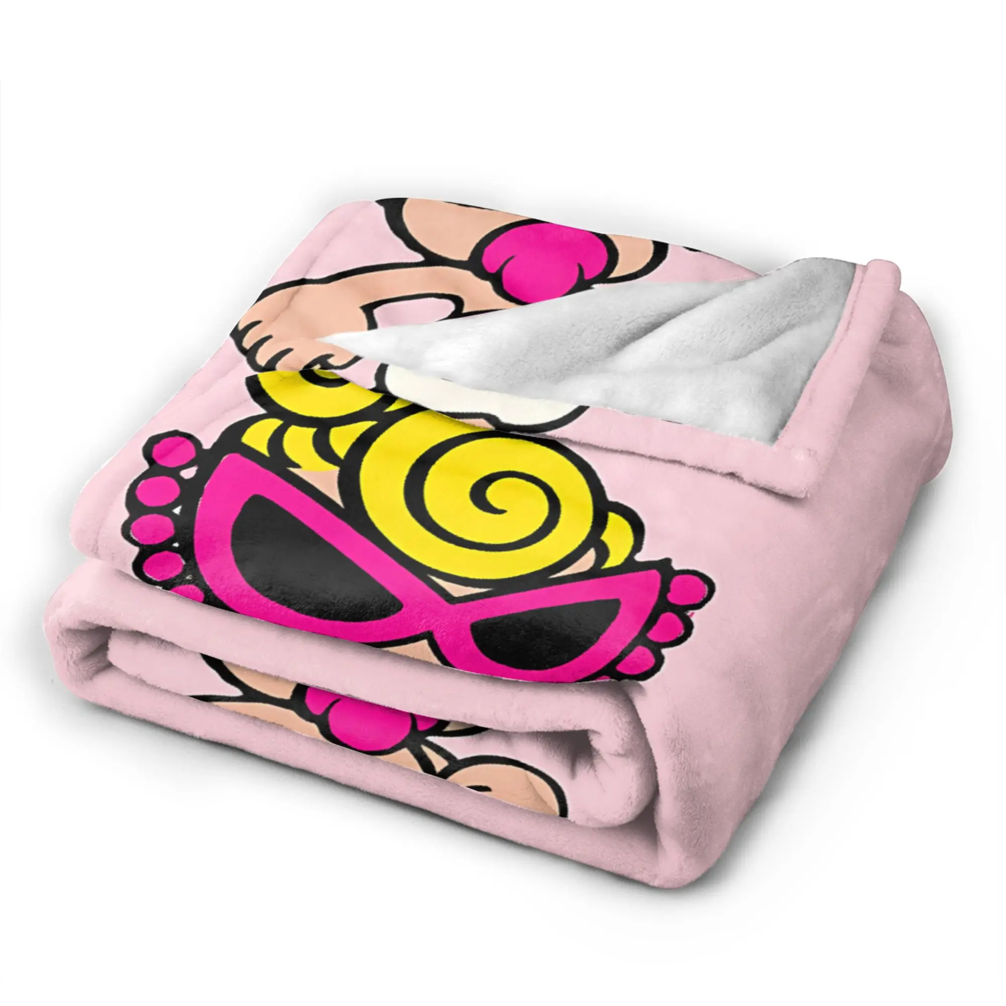H-Hysteric-s M-Mini Blanket  Warm Soft Comfortable Plush Throw Blanket For Child Couch Bed Flannel Bedspread Bed Cover