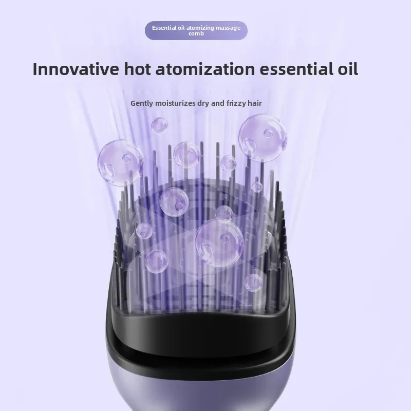 Electric Essential Oil Massage Comb Large Spray Essential Oil Atomization Portable Hair Care Massager