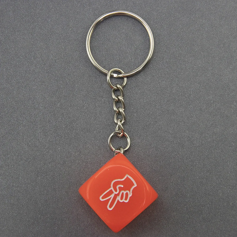 Adorable Dice Keychain for Kids - Fun Souvenir and Keyring Gift